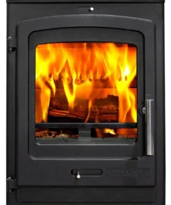 Portway P1 Contemporary Multifuel Black Standard Stove
