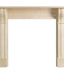 Durham Crema Marfil Stone Mantelpiece