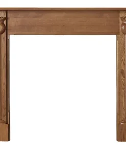 Tulip Solid Oak Wooden Mantelpiece
