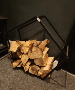 Black Metal Hexagon Log Store
