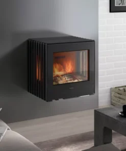 HERGOM Glance Wall Hung 7.5kw Woodburning Stove