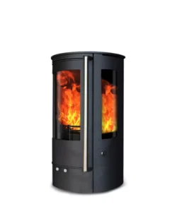 Oak Stoves Zeta 5 Compact With Side Windows - 5kw Multi-Fuel Stove